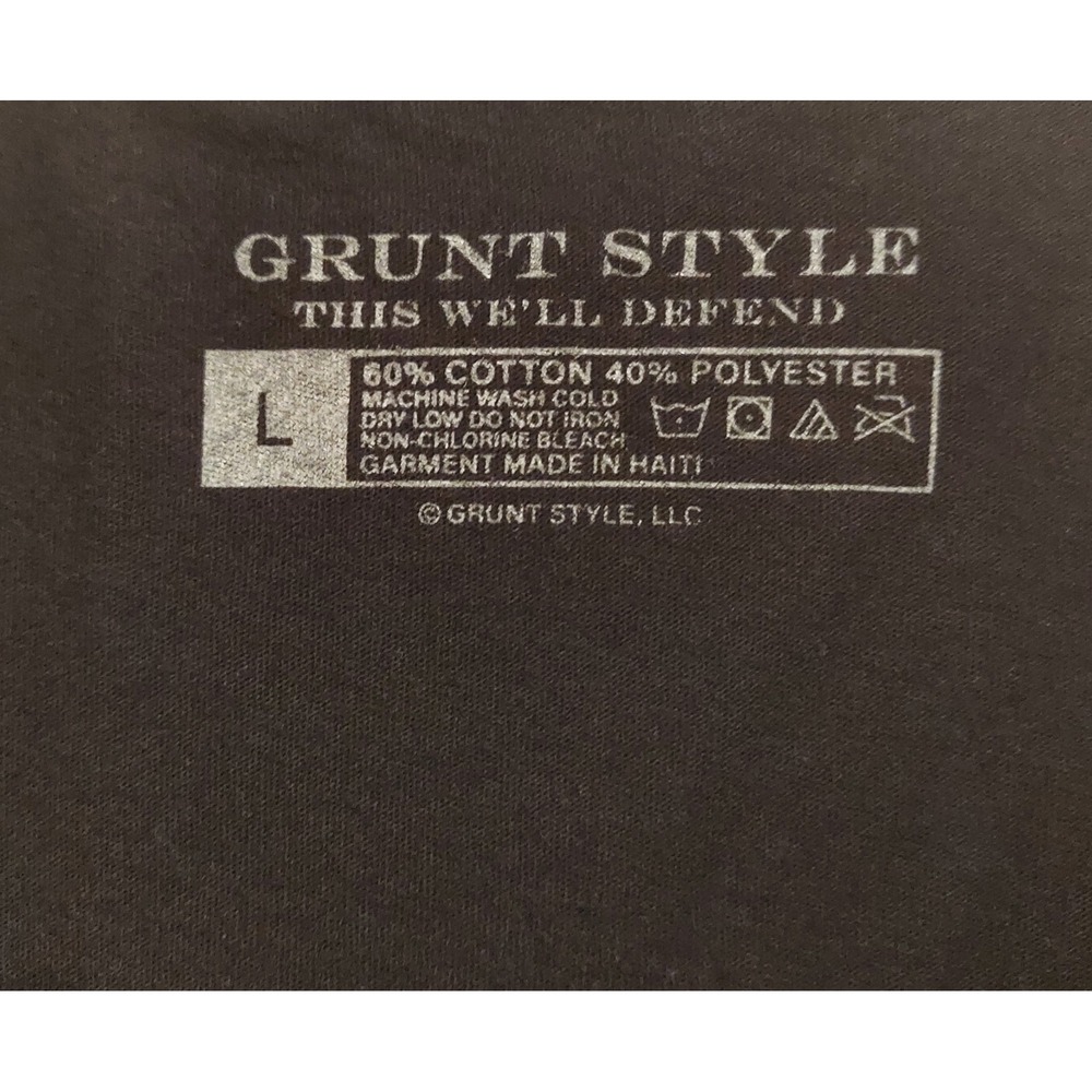 Grunt Style Womens Black "Naughty & Nice" V-Neck Short Sleeve T-Shirt Size Large - Picture 5 of 8